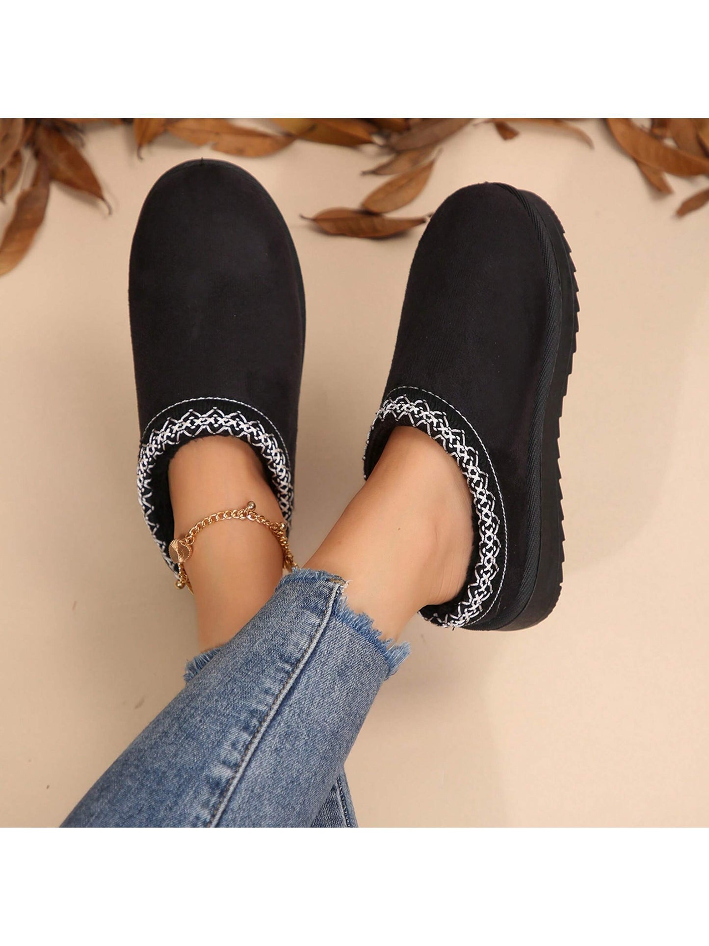 Women'S Sandals Platform - Warm and Non Slip Comfort