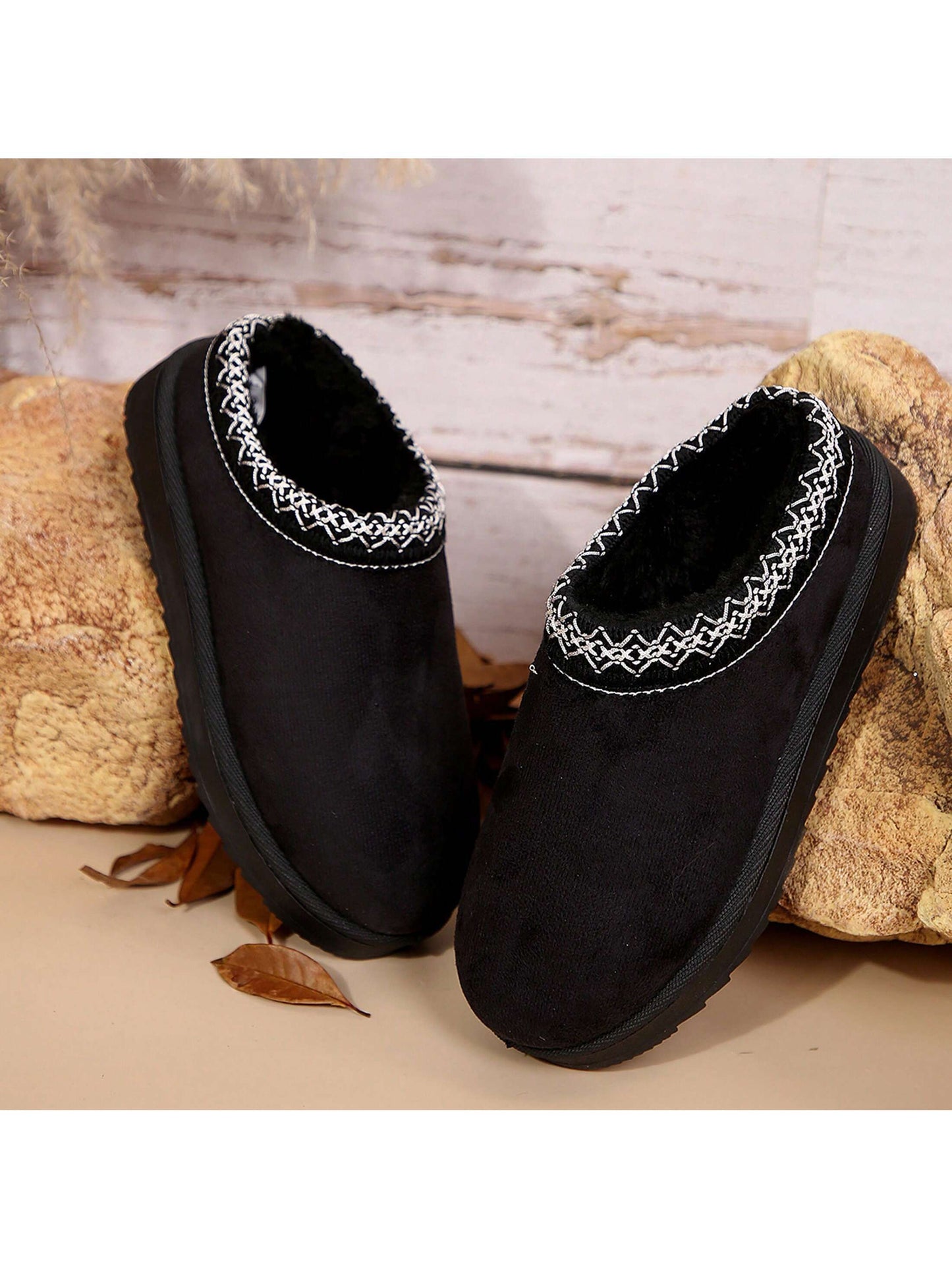 Women'S Sandals Platform - Warm and Non Slip Comfort