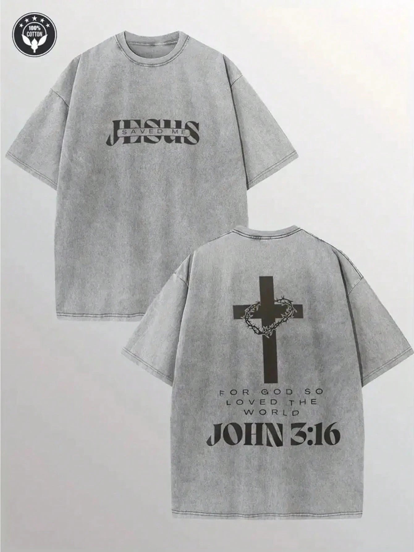 Jesus Saved My Life. Men's T-Shirt,Casual Style T-Shirt