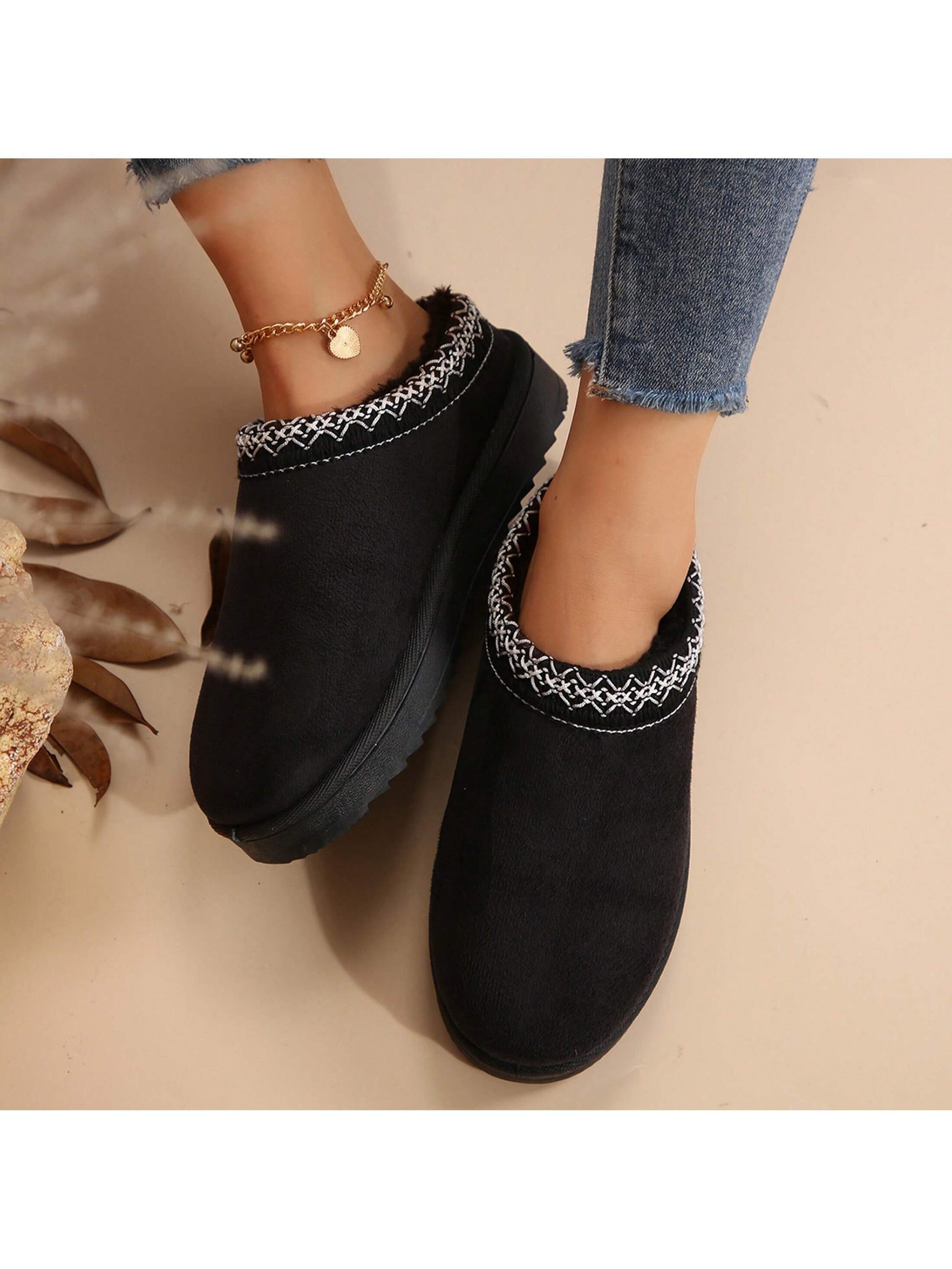 Women'S Sandals Platform  - Warm and  Non Slip Comfort