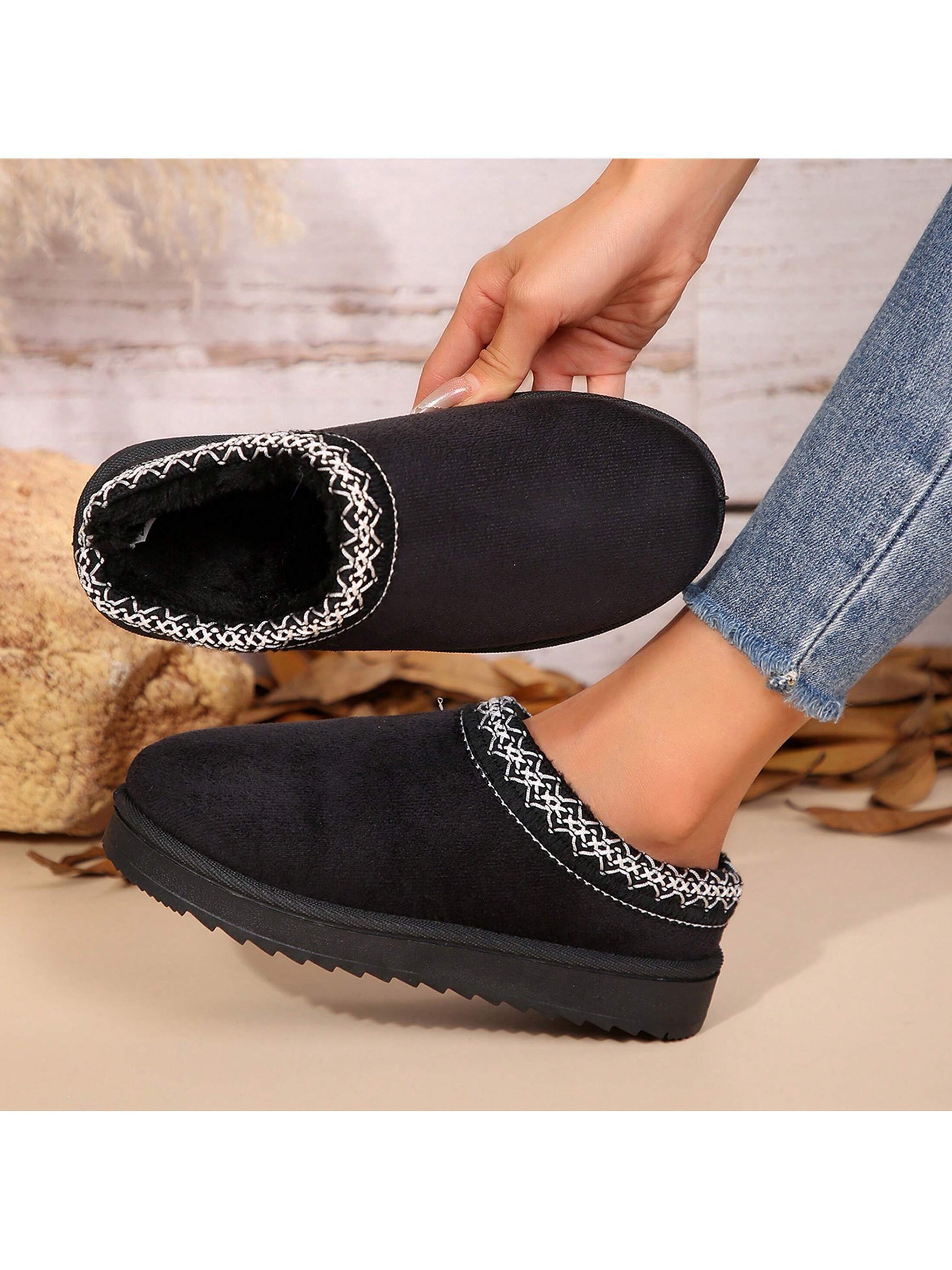 Women'S Sandals Platform  - Warm and  Non Slip Comfort