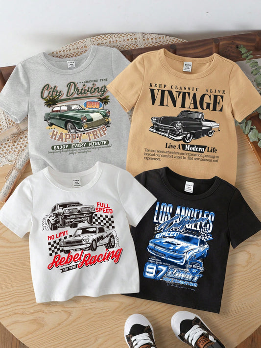 Baby Boy Casual Simple Short Sleeve Shirts