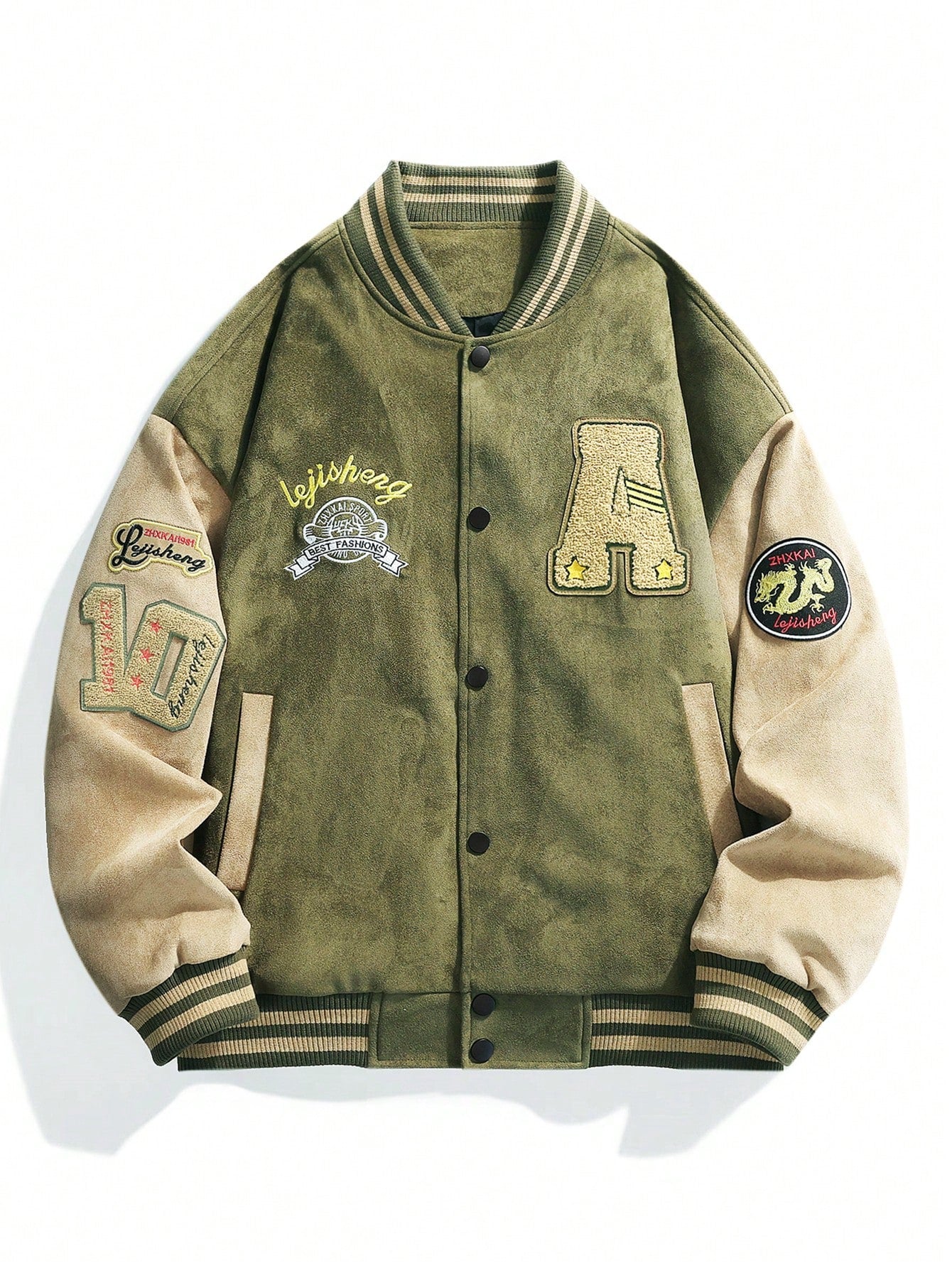 Casual Baseball BomberJacket
