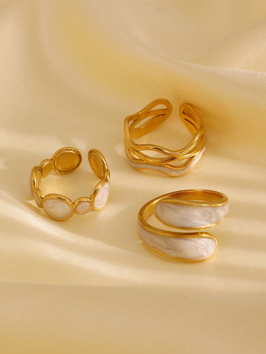 3Pcs/Set Fashionable Stainless Steel 